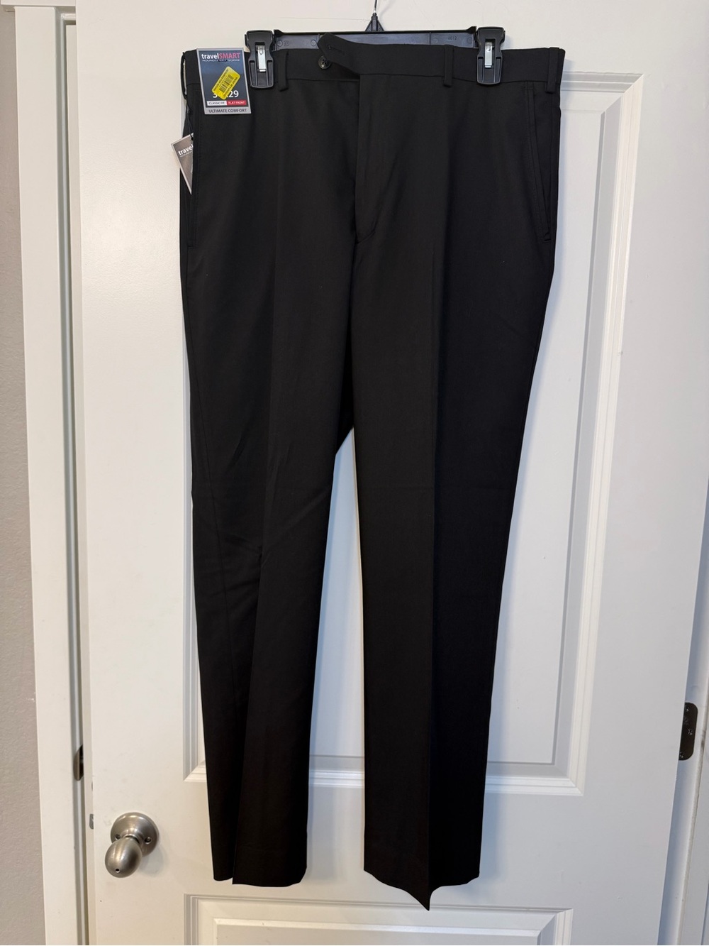 Classic Men's Black Dress Pants -